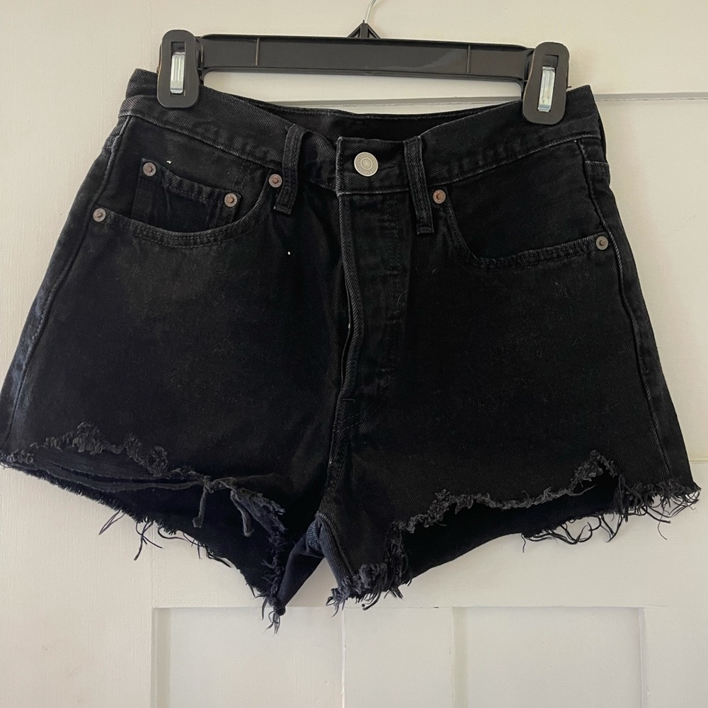 Levi’s High Waisted Denim Shorts